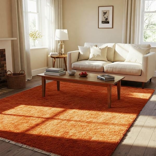 Vibrant Transformations: How an Orange Rug Can Revitalise Your Space